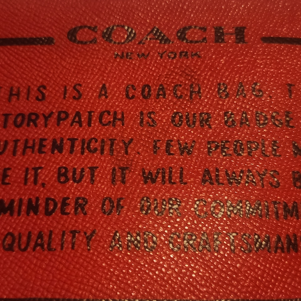 Coach Coated Canvas Storypatch Pouch - Picture 7 of 12